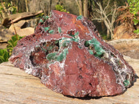 Natural Drusy Coated Ball Malachite On Dolomite Specimen  x 1 From Likasi, Congo - Toprock Gemstones and Minerals 