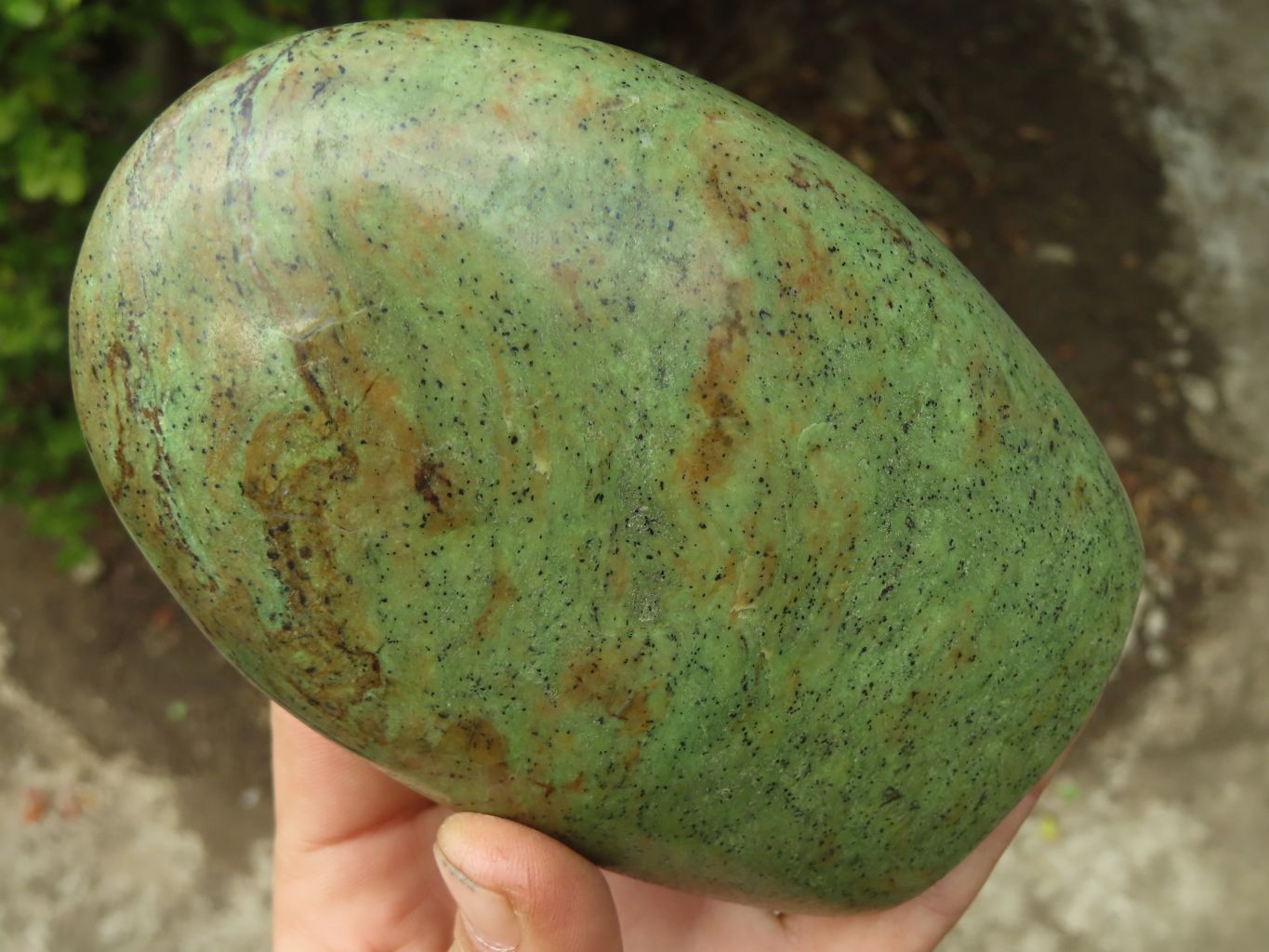 Polished Green Chrysoprase Point & Standing Free Form  x 2 From Madagascar - Toprock Gemstones and Minerals 