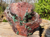 Natural Drusy Coated Ball Malachite On Dolomite Specimen  x 1 From Likasi, Congo - Toprock Gemstones and Minerals 