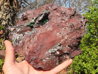 Natural Drusy Coated Ball Malachite On Dolomite Specimen  x 1 From Likasi, Congo - Toprock Gemstones and Minerals 
