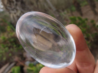 Polished Clear Quartz Galet / Palm Stones x 18 From Madagascar - Toprock Gemstones and Minerals 
