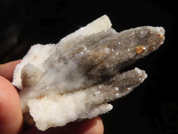 Natural Drusi Quartz Coated Pseudomorph Crystals  x 35 From Alberts Mountain, Lesotho