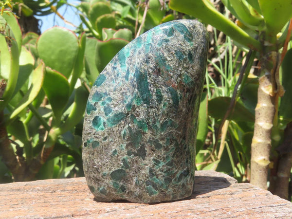 Polished Emeralds In Matrix Free Forms x 2 From Zimbabwe - TopRock