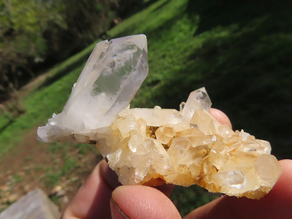 Natural Small Mixed Quartz Clusters x 35 From Madagascar - TopRock