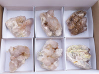 Natural Mixed Spirit Quartz Clusters  x 6 From Boekenhouthoek, South Africa - TopRock