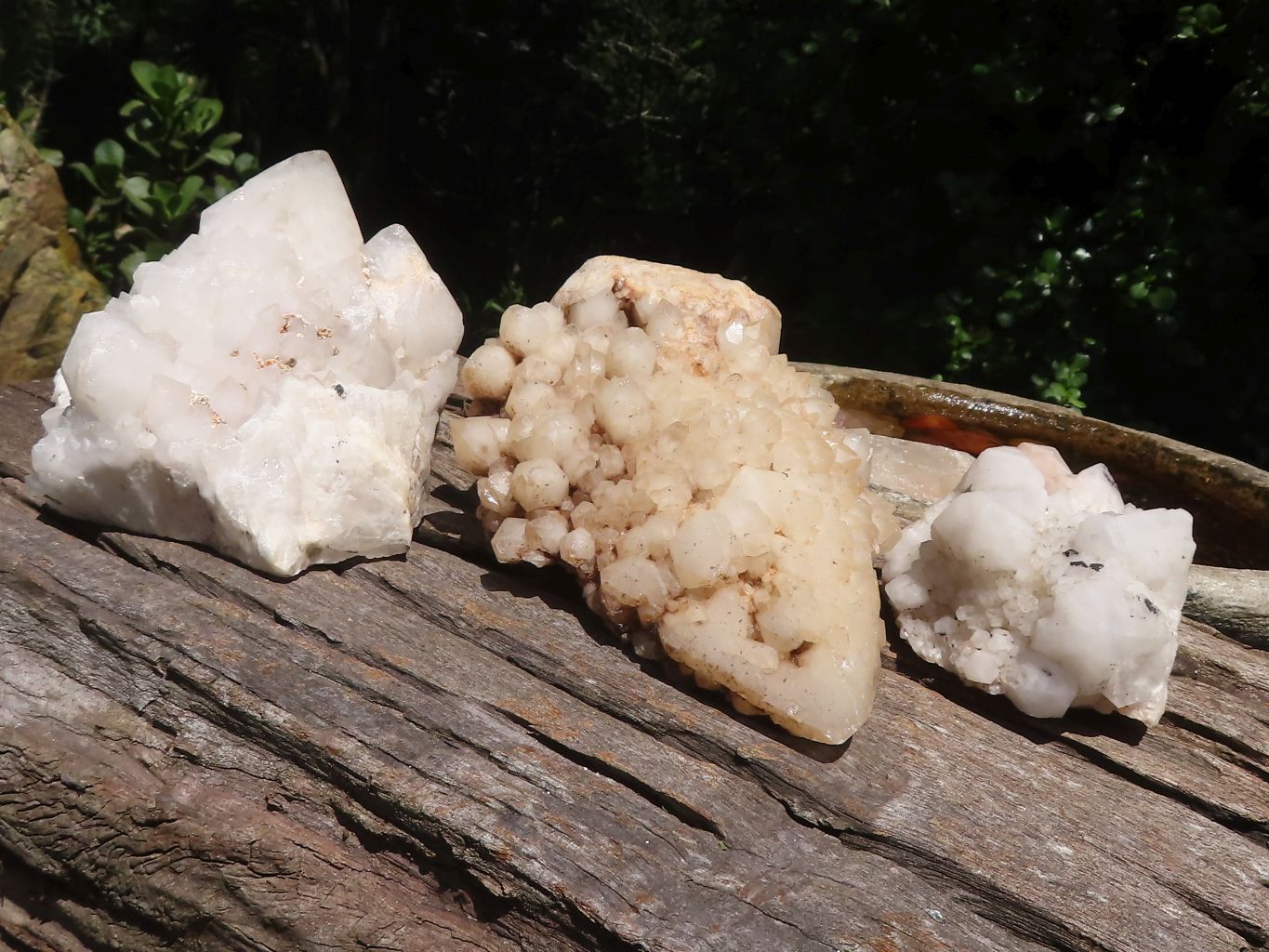 Natural Fir Tree Candle Quartz Clusters  x 3 From Madagascar - TopRock