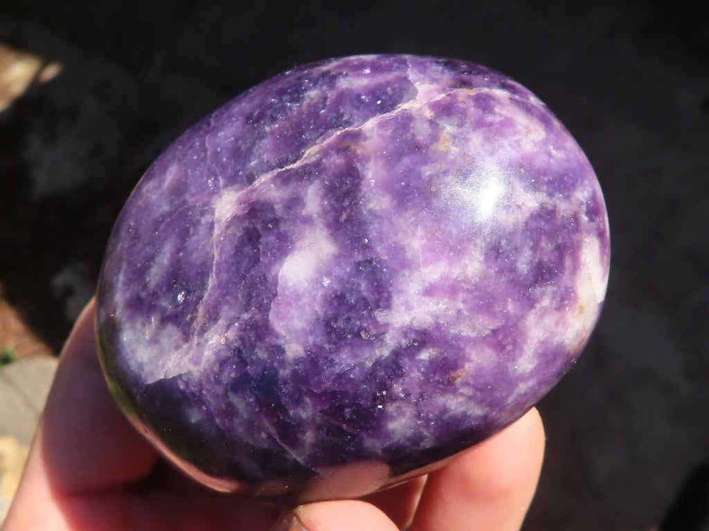 Polished Purple Lepidolite Free Forms  x 6 From Zimbabwe - Toprock Gemstones and Minerals 