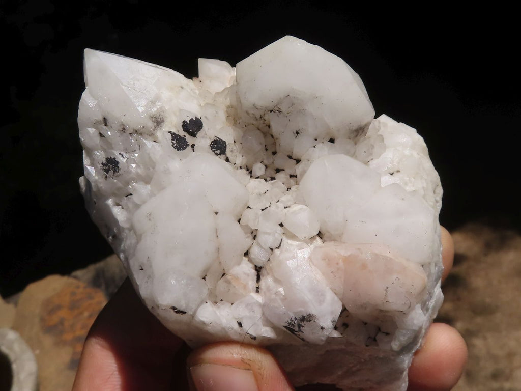 Natural Fir Tree Candle Quartz Clusters  x 3 From Madagascar - TopRock