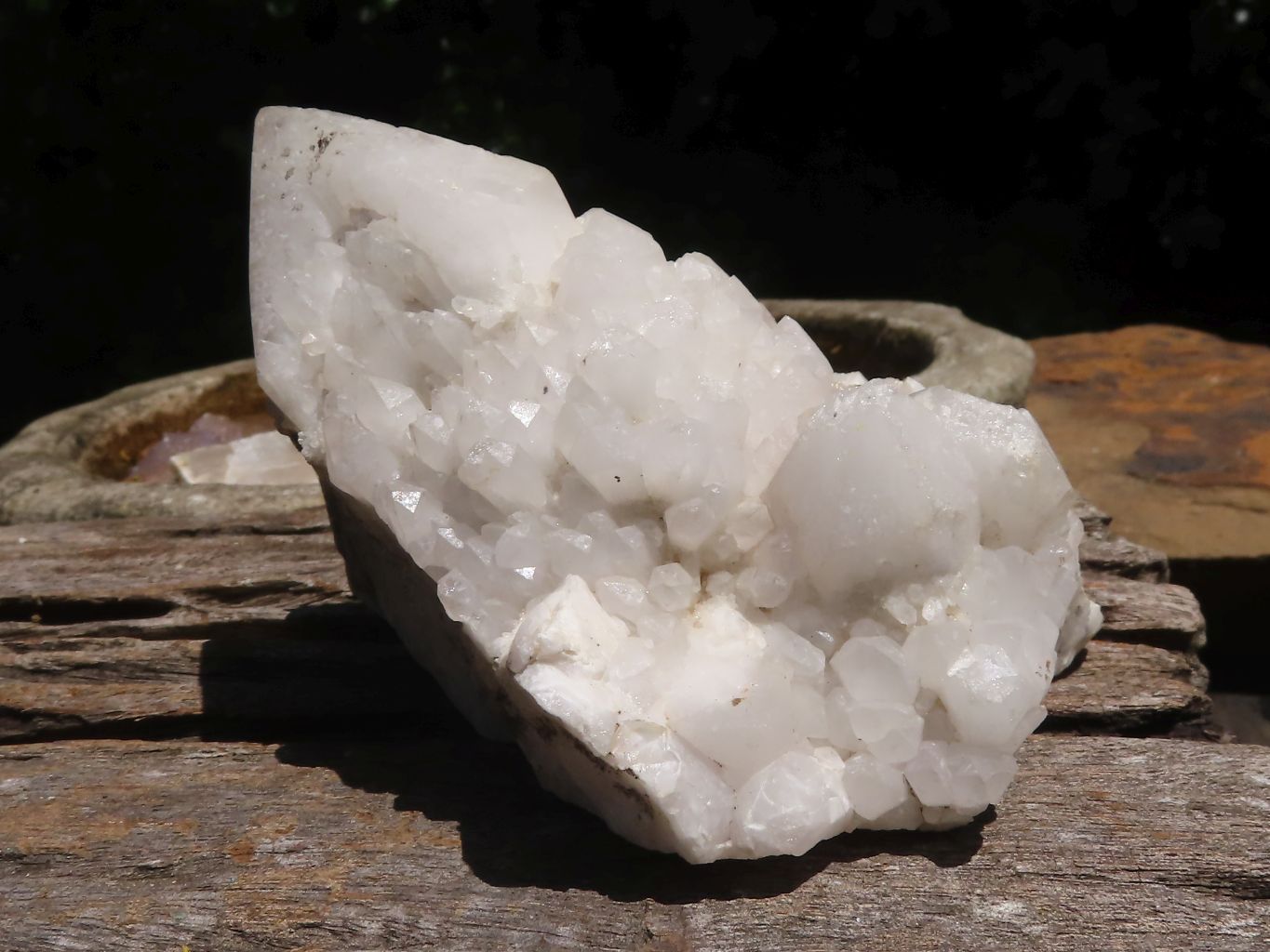 Natural Fir Tree Candle Quartz Clusters  x 3 From Madagascar - TopRock