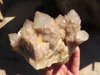 Natural Cascading Smokey Quartz Cluster  x 1 From Luena, Congo - Toprock Gemstones and Minerals 