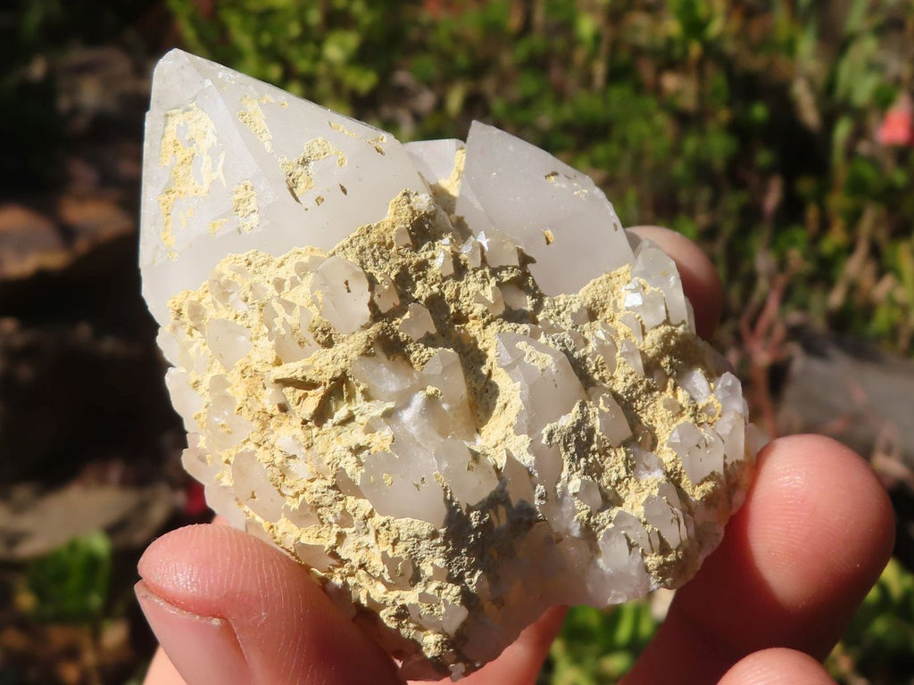 Natural Cathedral Window Quartz Crystals x 12 From Madagascar - Toprock Gemstones and Minerals 