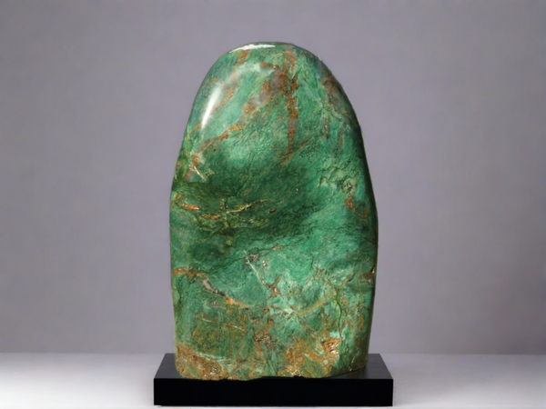 Polished Giant Green Swazi Jade Standing Free Forms x 1 From The Kingdom of Eswatini - Toprock Gemstones and Minerals 