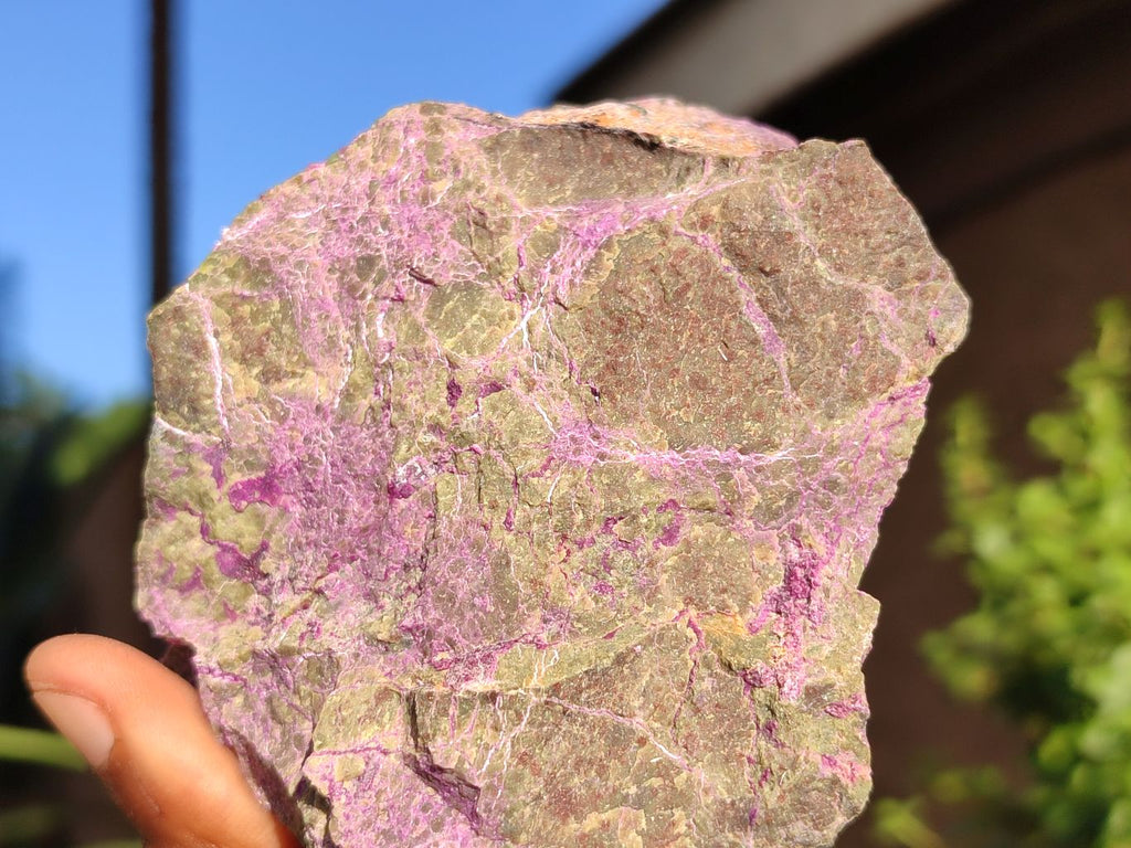 Natural Rough Stichtite & Serpentine Specimens  x 6 From South Africa - Toprock Gemstones and Minerals 