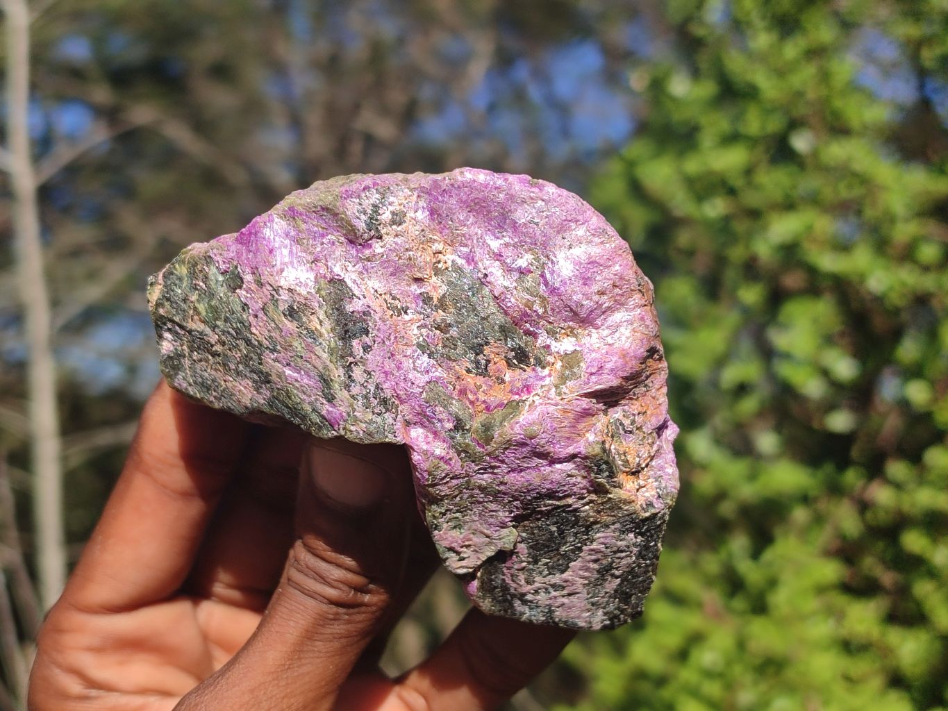 Natural Rough Stichtite & Serpentine Specimens  x 12 From Barberton, South Africa - Toprock Gemstones and Minerals 