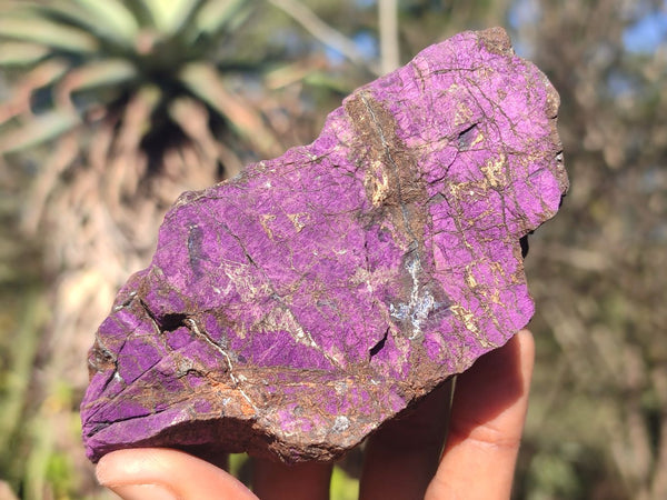 Natural Rough Metallic Purpurite Specimens  x 3 From Erongo, Namibia