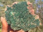 Natural Crystalline Micro Botryoidal Malachite Specimens x 4 From Congo - Toprock Gemstones and Minerals 