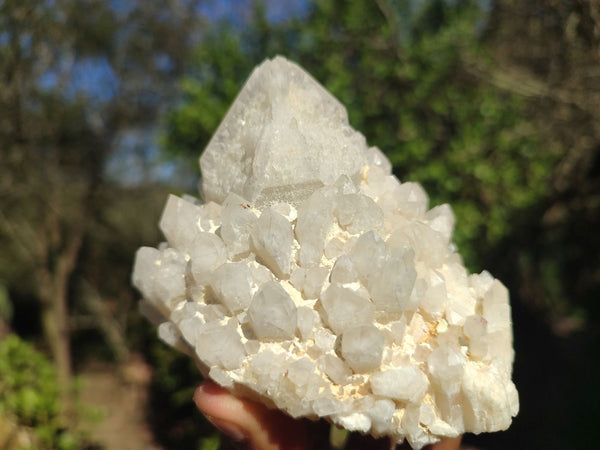 Natural Cascading Castle Quartz Crystals  x 3 From Madagascar