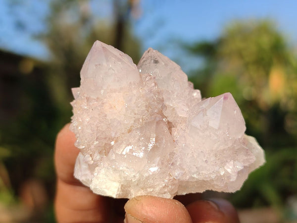 Natural Small Mixed Spirit Quartz Crystals & Clusters  x 20 From Boekenhouthoek, South Africa