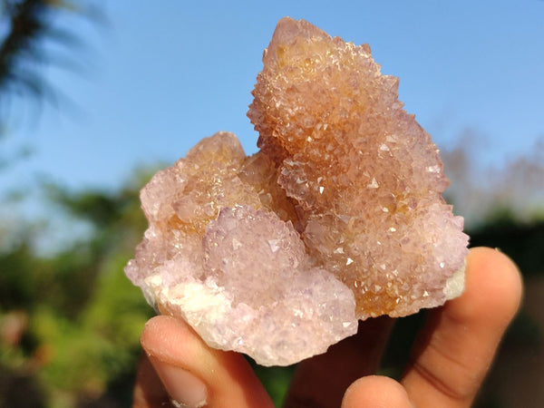 Natural Mixed Selection Of Spirit Quartz Clusters  x 12 From Boekenhouthoek, South Africa