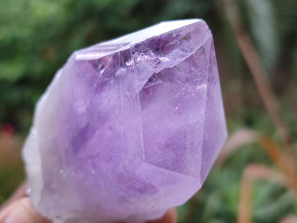 Natural Single Jacaranda Amethyst Crystals x 12 From Zambia - Toprock Gemstones and Minerals 