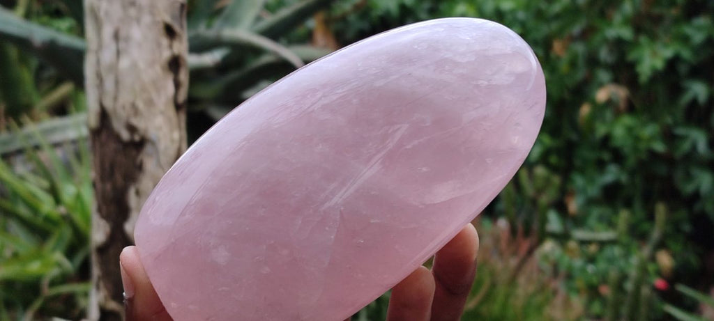 Polished Gemmy Pink Rose Quartz Standing Free Forms x 2 From Madagascar - Toprock Gemstones and Minerals 