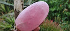 Polished Gemmy Pink Rose Quartz Standing Free Forms x 2 From Madagascar - Toprock Gemstones and Minerals 