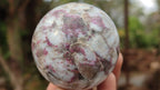 Polished Rubellite Pink Tourmaline Matrix Spheres x 6 From Ambatondrazaka, Madagascar - Toprock Gemstones and Minerals 