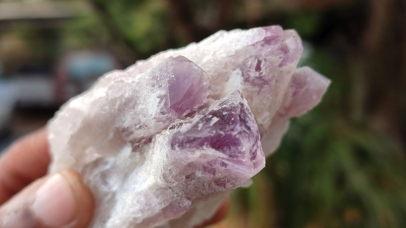 Natural Sugar Amethyst Clusters  x 12 From Zambia - Toprock Gemstones and Minerals 