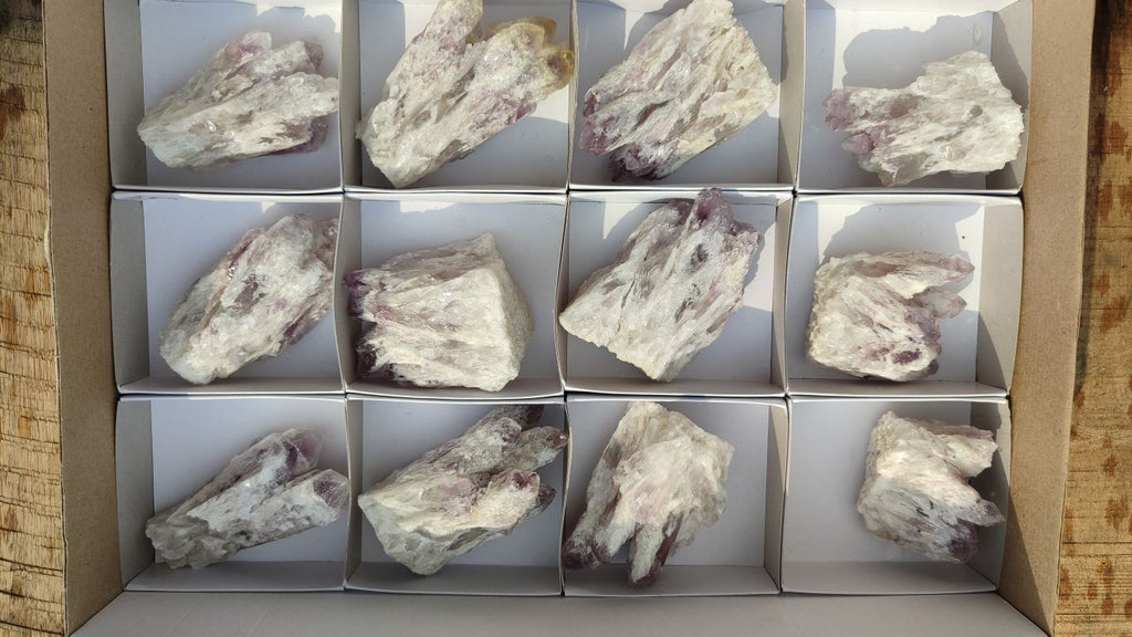 Natural Sugar Amethyst Clusters  x 12 From Zambia - Toprock Gemstones and Minerals 