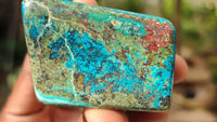 Polished Blue Shattuckite Free Forms  x 6 From Kaokoveld, Namibia - Toprock Gemstones and Minerals 