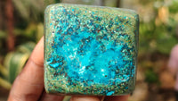 Polished Blue Shattuckite Free Forms  x 6 From Kaokoveld, Namibia - Toprock Gemstones and Minerals 