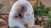 Polished Lovely Selection Of Agate Standing Free Forms  x 3 From Madagascar - Toprock Gemstones and Minerals 