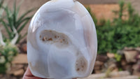 Polished Lovely Selection Of Agate Standing Free Forms  x 3 From Madagascar - Toprock Gemstones and Minerals 