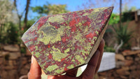 Polished Dragon Bloodstone Points  x 2 From Southern Africa - Toprock Gemstones and Minerals 