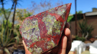 Polished Dragon Bloodstone Points  x 2 From Southern Africa - Toprock Gemstones and Minerals 