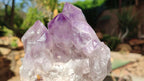 Natural Jacaranda Amethyst Clusters x 2 From Zambia - Toprock Gemstones and Minerals 