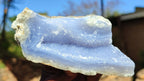 Natural Blue Lace Agate Geode Specimens  x 12 From Nsanje, Malawi - Toprock Gemstones and Minerals 
