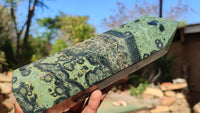Polished Stromatolite Jasper / Nebula Stone Points x 2 From Katsepy, Madagascar - Toprock Gemstones and Minerals 