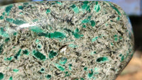 Polished Emerald Mica In Matrix Standing Free Forms x 1 From Mutoko, Zimbabwe - Toprock Gemstones and Minerals 