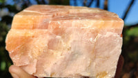 Natural New Sunset Orange Calcite Specimens  x 4 From Spitzkop, Namibia - Toprock Gemstones and Minerals 