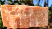 Natural New Sunset Orange Calcite Specimens  x 4 From Spitzkop, Namibia - Toprock Gemstones and Minerals 