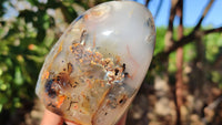 Polished Lovely Selection Of Agate Standing Free Forms  x 4 From Madagascar - Toprock Gemstones and Minerals 