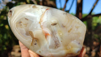 Polished Lovely Selection Of Agate Standing Free Forms  x 4 From Madagascar - Toprock Gemstones and Minerals 