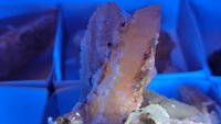 Natural Drusy Quartz Coated Calcite Pseudomorph Crystals x 12 From Alberts Mountain, Lesotho - Toprock Gemstones and Minerals 