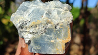 Natural New Sky Blue Calcite Specimens  x 24 From Spitzkop, Namibia - Toprock Gemstones and Minerals 