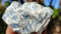 Natural New Sky Blue Calcite Specimens  x 24 From Spitzkop, Namibia - Toprock Gemstones and Minerals 