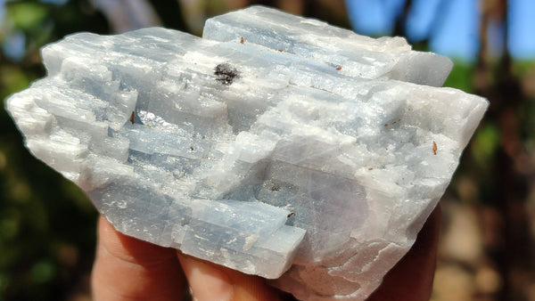Natural New Sky Blue Calcite Specimens  x 24 From Spitzkop, Namibia - Toprock Gemstones and Minerals 