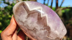Polished Dream Amethyst Standing Free Forms x 2 From Madagascar - Toprock Gemstones and Minerals 
