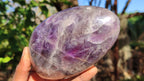 Polished Dream Amethyst Standing Free Forms x 2 From Madagascar - Toprock Gemstones and Minerals 