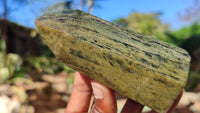 Polished Banded Green Fuchsite Quartz Points  x 6 From Madagascar - Toprock Gemstones and Minerals 